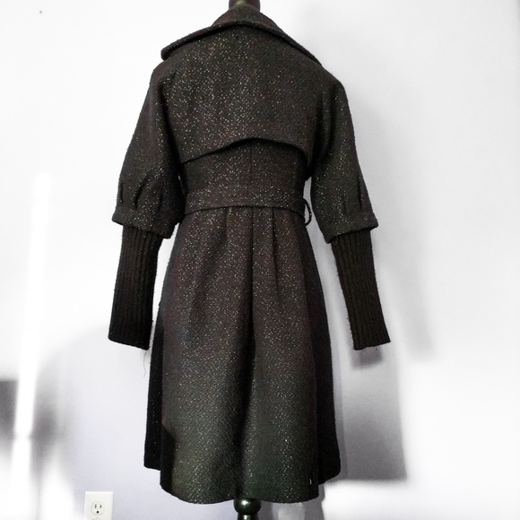 Vintage Cotton Blend Belted Jacket - Picture 3 of 13